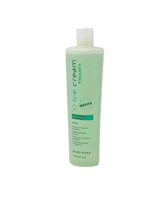 Inebrya Ice Cream Frequent Refreshing Shampoo-Mint Shampoo, 10.14 oz/300 ml