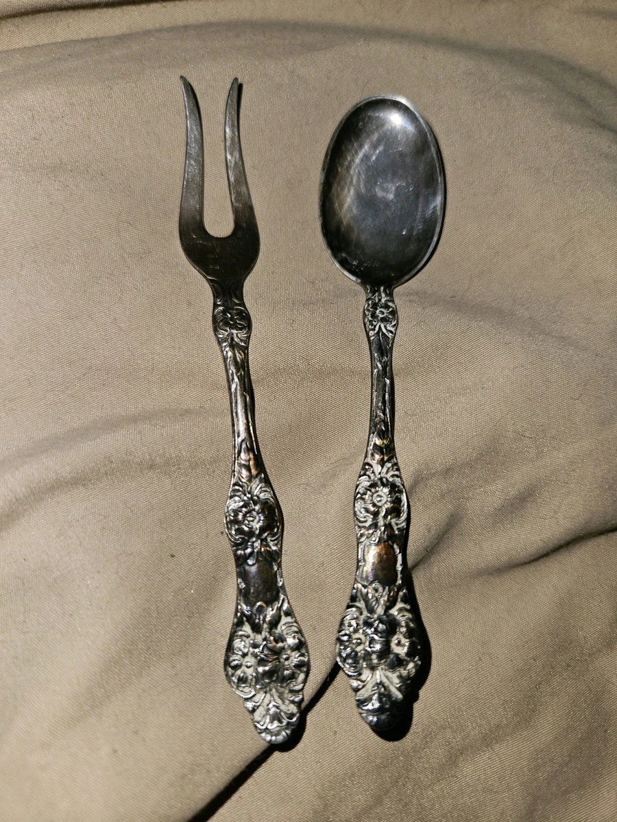 希少 美品 TH Marthinsen 830シルバー スプーン 6点 Th Marthinsen Norway Indiana Antique Scandinavian Silver for sale