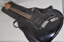 Chitarra elettrica Fender Japan Squier ST72 Large Head Black Ref. 7210