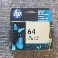 NEW HP 64 Tri-Color Ink Cartridge N9J89AN Original Genuine OEM Exp 09/22