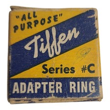 Vintage Tiffen Filters Series C Adapter In Original Box Photography Accessory