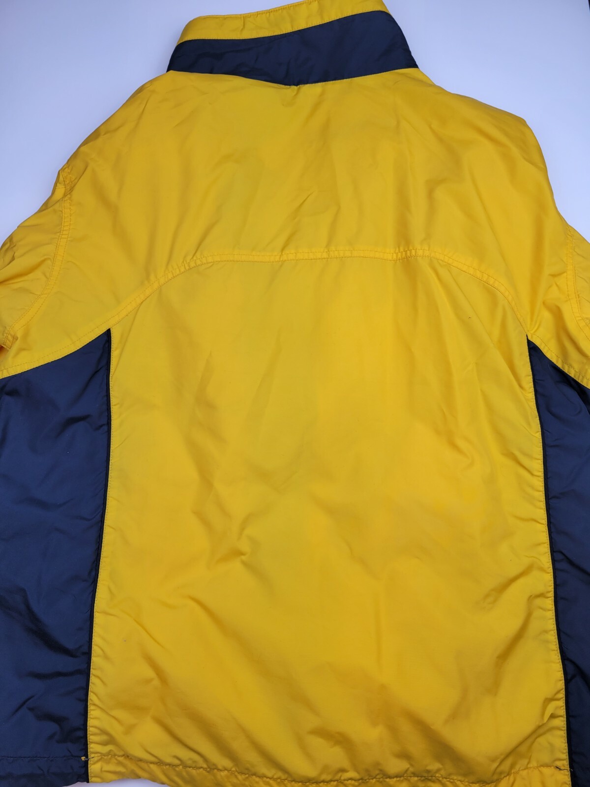 Columbia Rain Windbreaker Jacket Coat Yellow Mens Sz … Gem