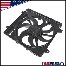 Radiator Cooling Fan Assembly w/ Brushless Motor for Jeep Wrangler 12-17 3.6L