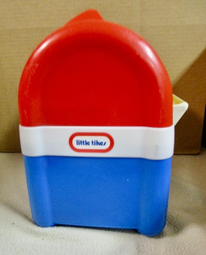 Clasificador de formas de buzón vintage Little Tikes juguete oficina de correos con 2 formas (A2) - Imagen 3 de 7