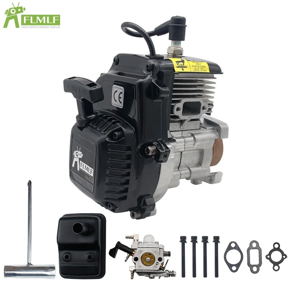 29CC 2 Stroke 4 Bolt Engine w/ Carb for 1/5 RC HPI Rovan KM Baja 5B 5T LOSI FG - Image 2 of 4