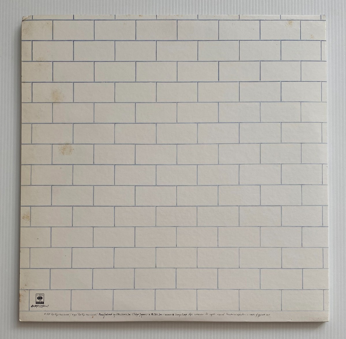 Pink Floyd／ The Wall SONY(40AP1750~1) VINYL LP PINK FLOYD the wall Japan 1979 CBS/SONY 40AP1750