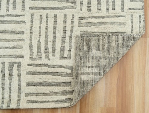 Modern Rag Grey beige desginer Area Decorative Bohemian Bedroom Dining room rugs - Picture 2 of 8