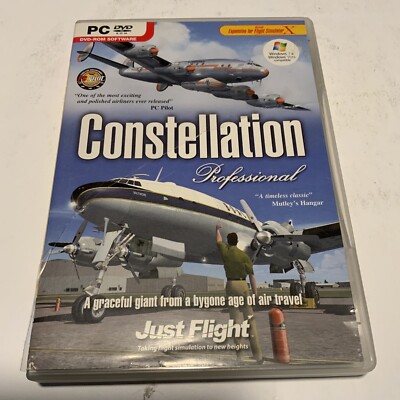 Constellation Professional Microsoft Just Flight Simulator X FSX Expansion Pack