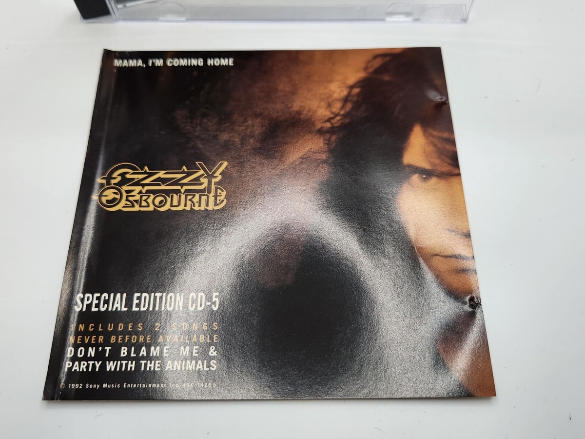 Ozzy Osbourne Mama I'm Coming Home CD Single SPECIAL EDITION