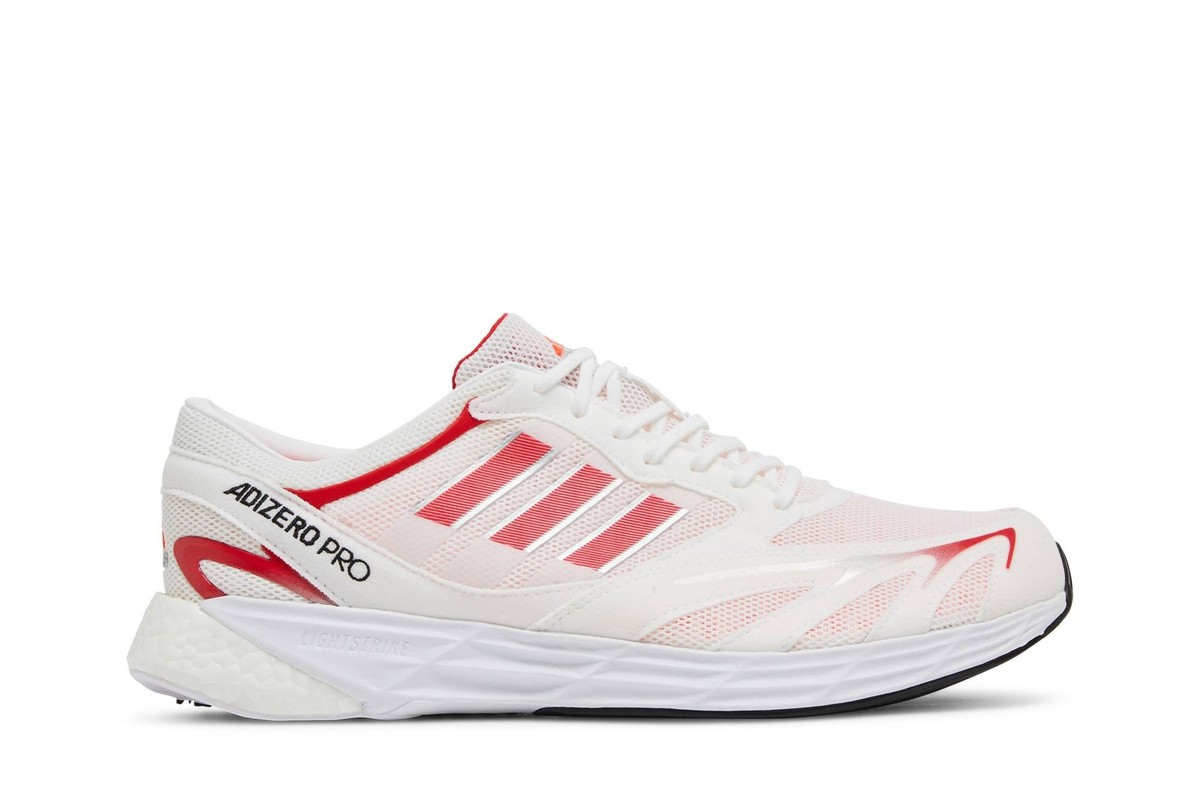 Size 9 - adidas Adizero Pro V1 DNA White Solar Red for sale