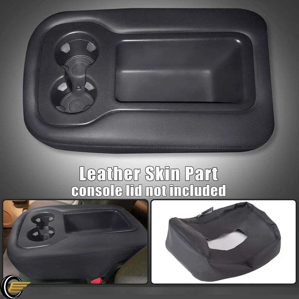 Para Chevy Silverado 1500 2500 2007 08-14 Cuero Apoyabrazos Consola Salto Asiento Cubierta Foto 2 de 4