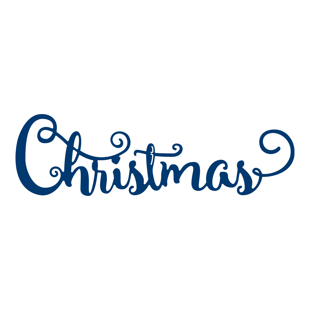 Tattered Lace 'CHRISTMAS' PLAQUE SENTIMENT (Word) Die - D1010 - FREE UK P&P