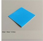 GPU CPU Heatsink Cooling Dual Side Conductive Silicone Pad 40mm*40mm*0.25mm 