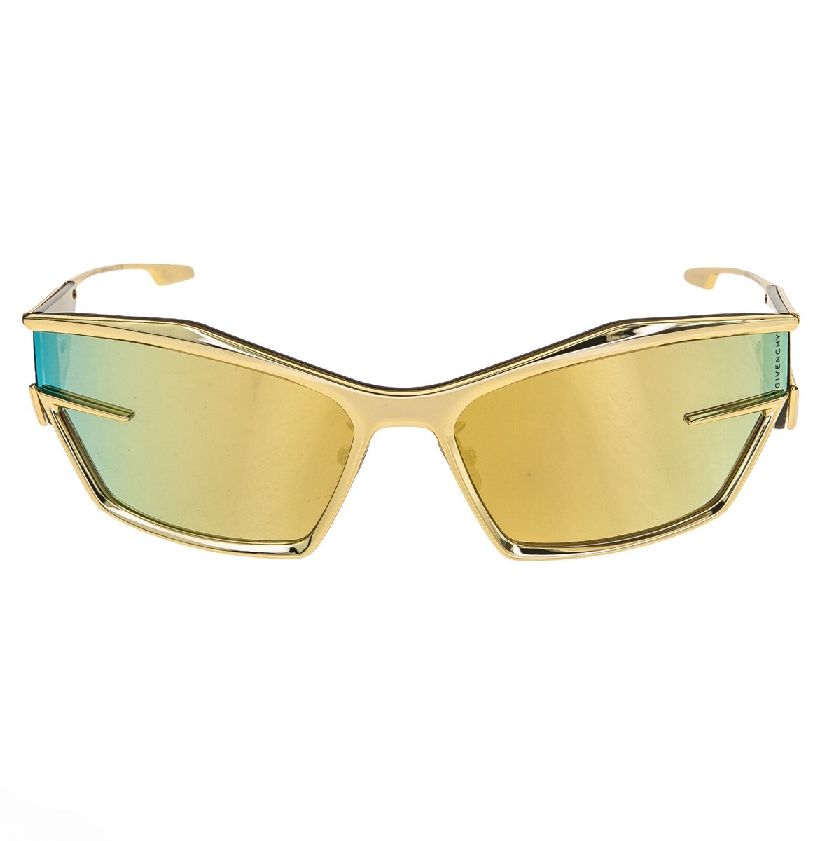 GIVENCHY GIV CUT 40066 Gold Mirrored Metal Runway Unisex  display picture 3