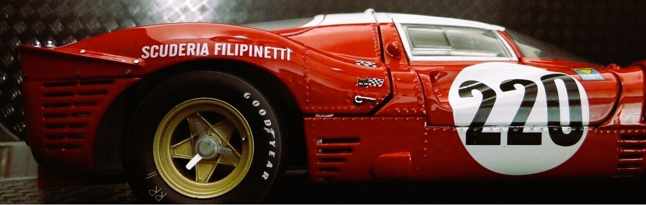 Ferrari Race Car Le Man Racing Racer1960s Custom Built Metal Body1:18SCALE MODEL