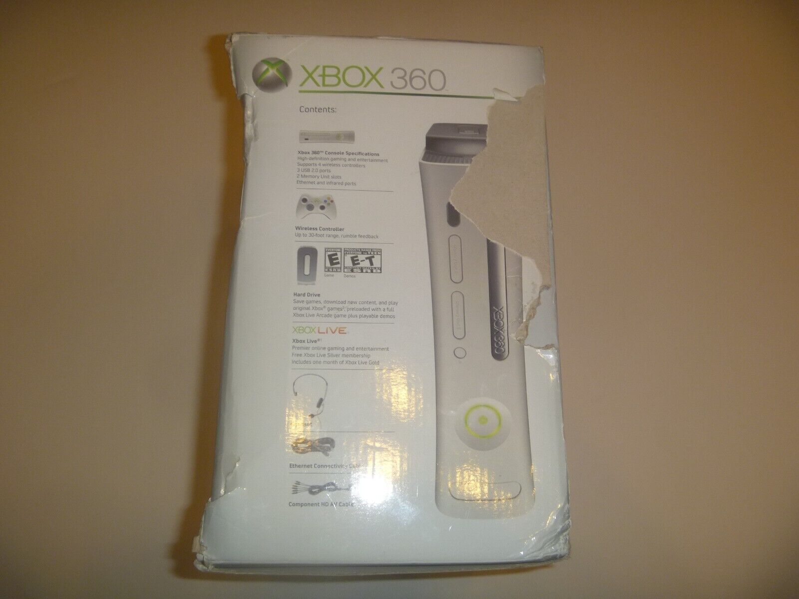 Microsoft Xbox 360 Pro 20GB Matte White Console NTSC-U/C for sale