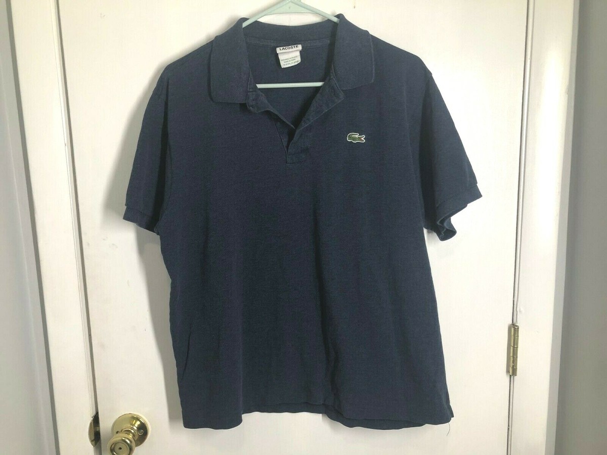 LACOSTE Men's Polo Shirt Size US Size Large Alligator Logo Short