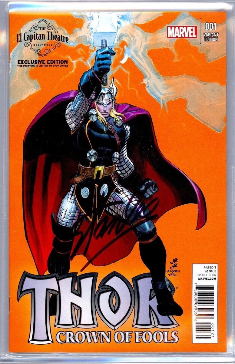 THOR: CROWN OF FOOLS #1 CGC SS 9.8 SIGNED BY STAN LEE ON HIS 91st