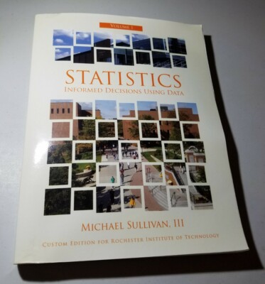 Statistics Informed Decisions Using Data Custom Edition  for RIT, 2013 with CD