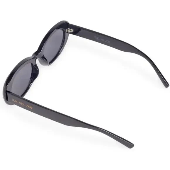 Rachel Zoe Penelope Black Sunglasses New With Case ? $98  display picture 3