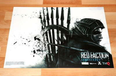 Red Faction Armageddon PS3 Xbox 360 Deep Silver double sided Poster 58x41cm