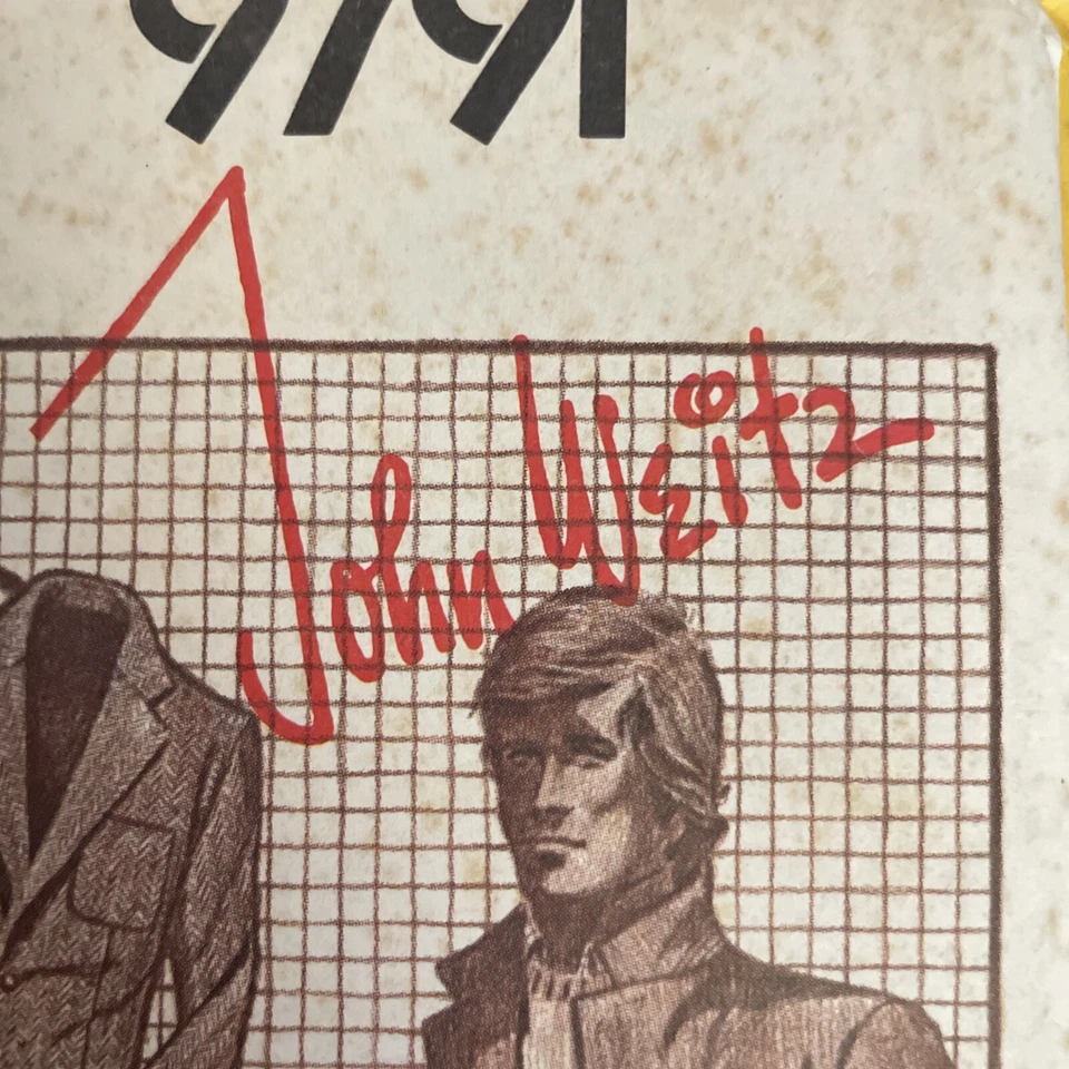 1980’s Simplicity 9791 NEW Men’s Suit Jacket & Pants John Weitz Size 40 - Image 4 of 4