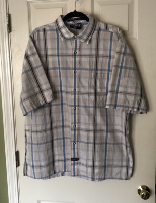 South Pole White Blue Plaid Short Sleeve Shirt XL Authentic Hexagon Button Down | eBay South Pole White Blue Plaid Short Sleeve Shirt XL Authentic Hexagon Button Down | eBay