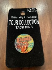 Rolling Stones Officially Licensed Tour Collection Tack Pin 1”ClassicRock Stones