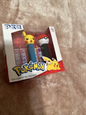 Pokemon Pikachu Poke Ball 2 Pack Pez Dispenser & Candy Gift Set New Six Servings