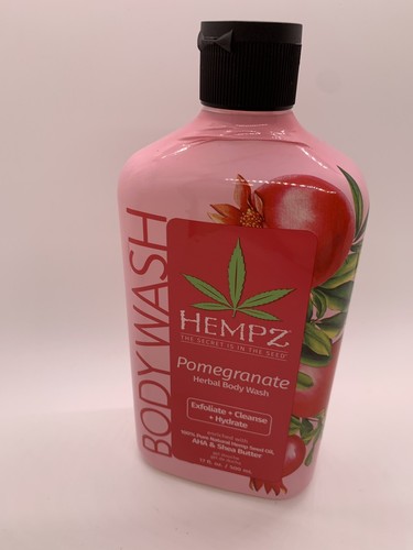 HEMPZ Pomegranate set - 17oz Body Wash ~ 7.3oz Sugar Scrub ~ 8oz Body Butter - Picture 2 of 4