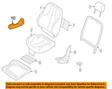 Gm Oem 95-05 Cavaliersunfire Seats Tracks Front Seat Components-cover 12525386 Gm Oem 95-05 Cavaliersunfire Seats Tracks Front Seat Components-cover 12525386