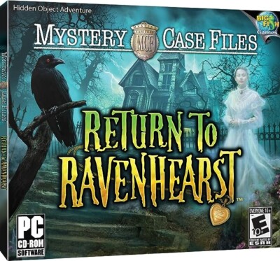 Mystery Case Files Return To Raven Hearst PC CD-ROM Game New Sealed