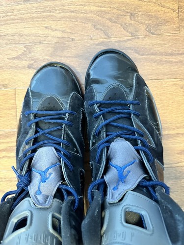Nike Air Jodan Retro 6 pistons da uomo taglia 12 nere - Foto 4 di 9
