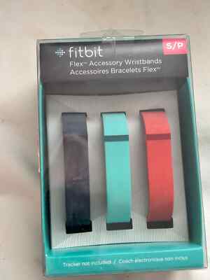 Fitbit Flex Accessory Wristbands Size S/P Set of 3 - New Old Stock