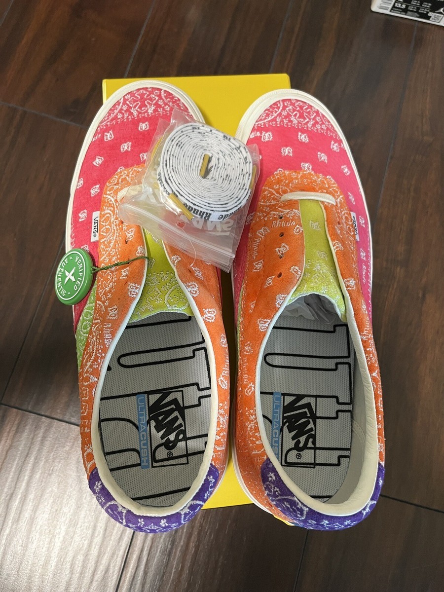 New Vans Acer Ni SP Rhude Bandana Neon Multicolor Mens SIZE 12 | eBay