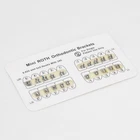 20 Pcs Dental Orthodontic Bracket Metal Brace Monoblock Mini Roth 022 Hook 345