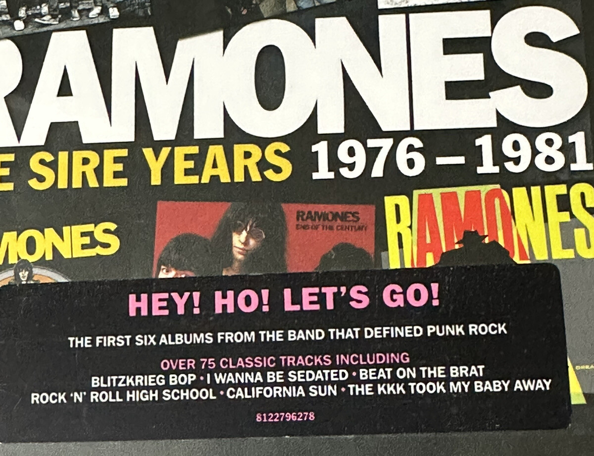 Ramones The Sire Years 19761981,6 CD Box Set, Sealed 81227962784 eBay