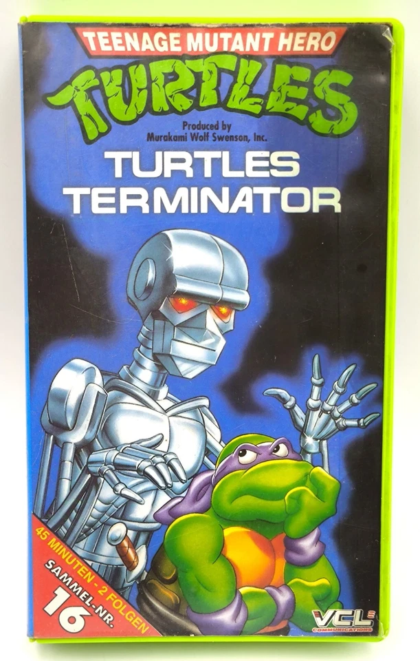 Turtles Terminator VHS Nr. 16 Videocassette Kassette Teenage Mutant Hero 1992 - Bild 2 von 4