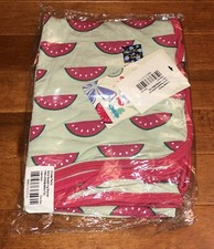 Kickee Pants Bamboo Girl Aloe Watermelon Swaddling Blanket Swaddle New
