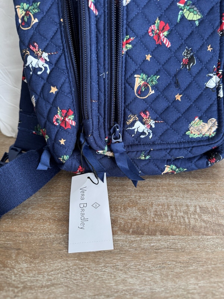 Vera Bradley Retired Snow Globe Motifs Quilted Sling  display picture 2