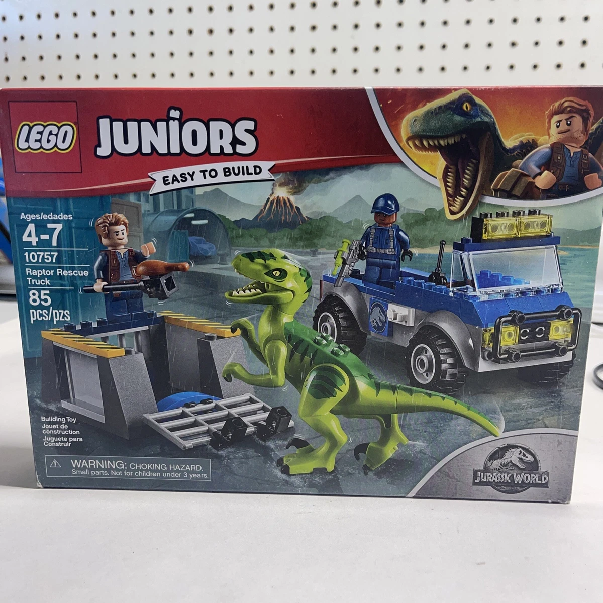 Premier hjemmelevering Bot LEGO Juniors Jurassic World 10757 Raptor Rescue Truck New Factory Sealed |  eBay