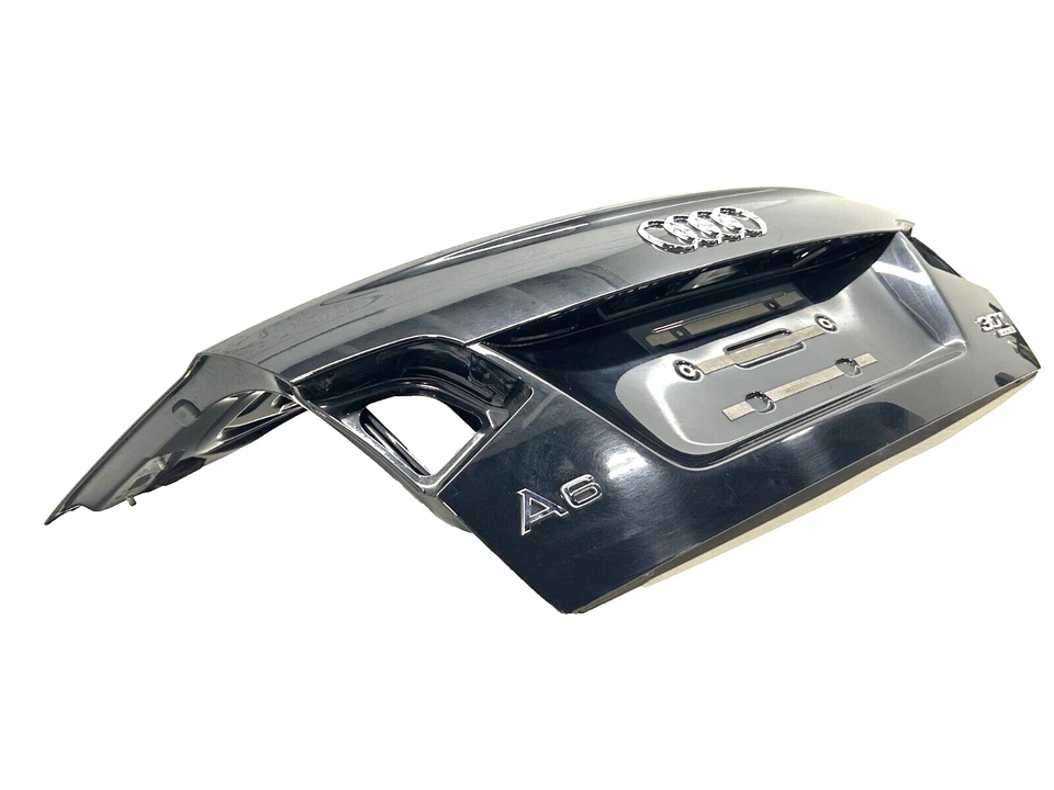 2009-2011 AUDI A6 C6 TAMPA TRASEIRA DO PORTA-MALAS PRETA FABRICANTE DE EQUIPAMENTO ORIGINAL - Imagem 3 de 4