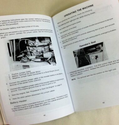 Case 584C 585C 586C Forklift Service Parts Operators Manual Set