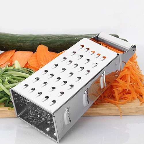 8-Zoll 4-Seiten Reibe Gem��seschneider Edelstahl Kartoffel Sch?ler Multifunktion - Bild 4 von 6