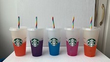 Starbucks Colour Changing Cup | 24oz / 710ml Reusable Frosted Venti Cold Cup