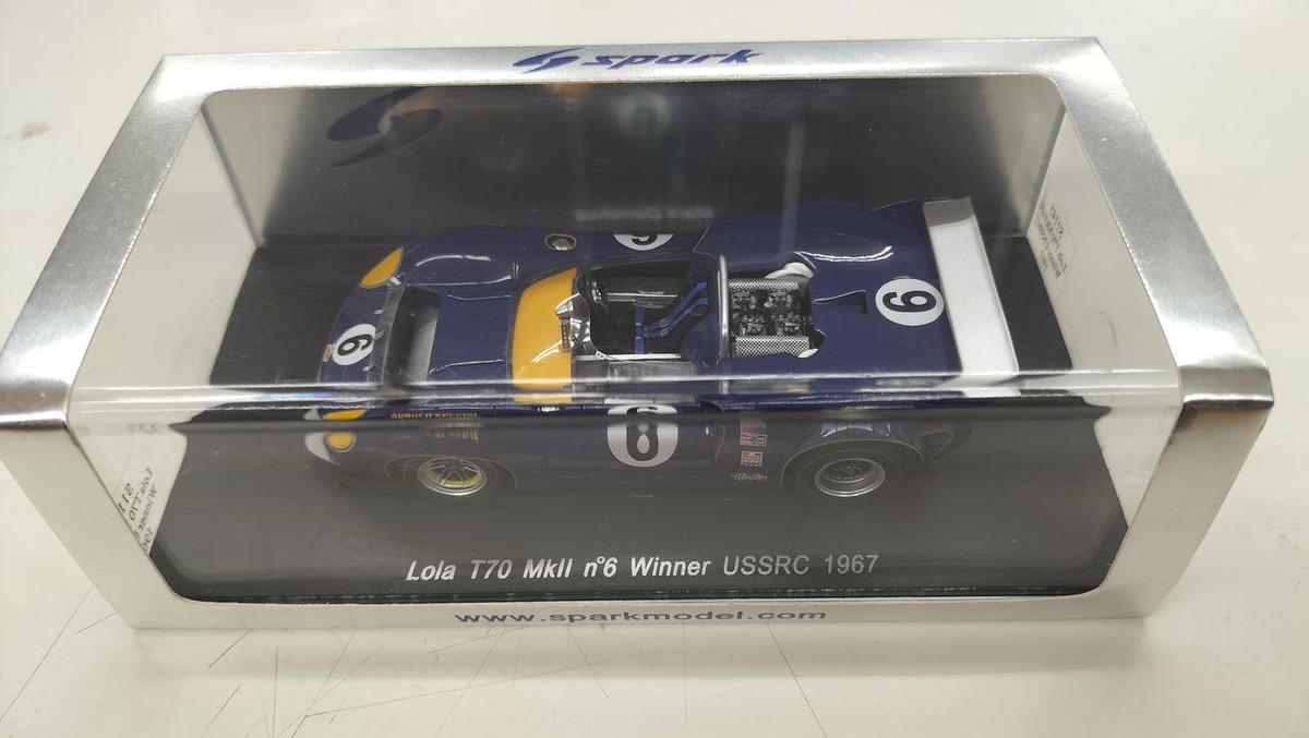 spark Lola T70 n°36 Rlverside 1967 ミニカー Spark Lola T70 Mkii 1967 1/43 Minicar | eBay