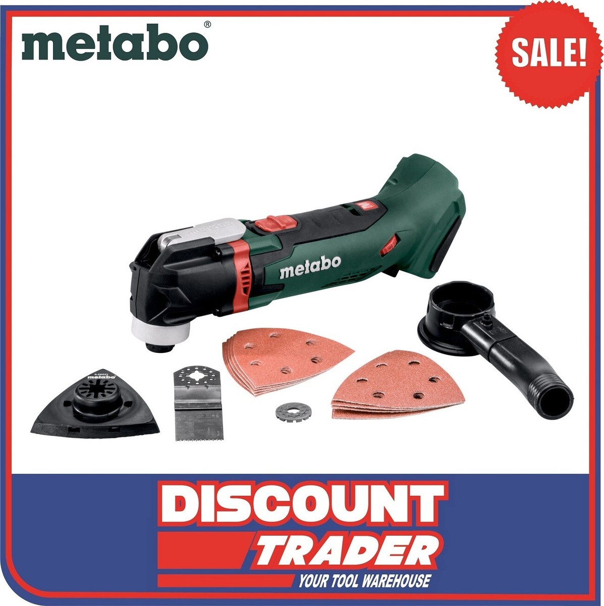 Metabo 18V LTX Lithium-Ion Compact Cordless Multi-Tool Quick
