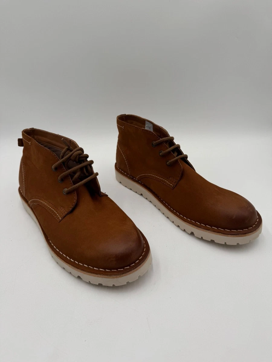 Crown Vintage Nilam Side Zip Lace Up Casual Work Boot Tan Brown Sz 8.5M Mens Crown Ankle Boots for Men for Sale | Shop New & Used Men main image 4