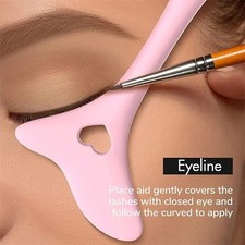 Multi-functional Eyeliner Stencil Wing Tips Silicone Eyeliner Aid Drawing