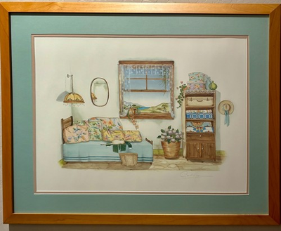 #ad #ad Cat on a Bed by Carol Jean Green Large $60.00